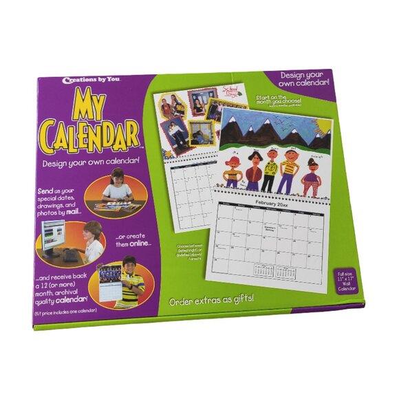 My Calendar design your own calendar Creations by You New with Tags NWT open box - Picture 1 of 13